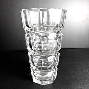 Vintage Josef Hoffmann/Moser Crystal Vase - 8” Bohemian Octagonal - Exquisite